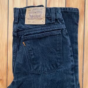 Vintage Made in USA Orange Tab Levis 912 Slim Fit Jeans Size 8 reg